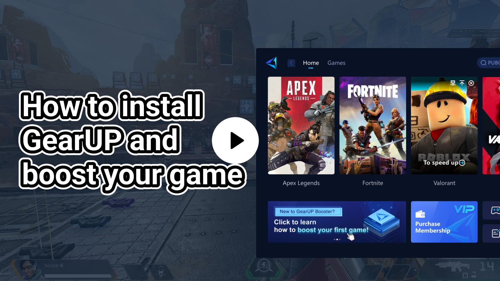 Learn How to Install GearUP Booster and Boost Your First Game